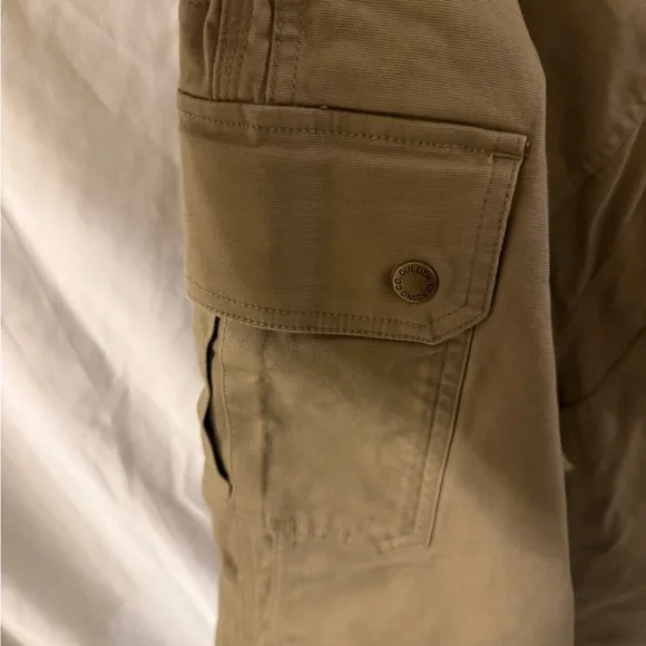 Duluth Trading Co Womens Brown Cargo Overalls durable work wear - Picture 6 of 9